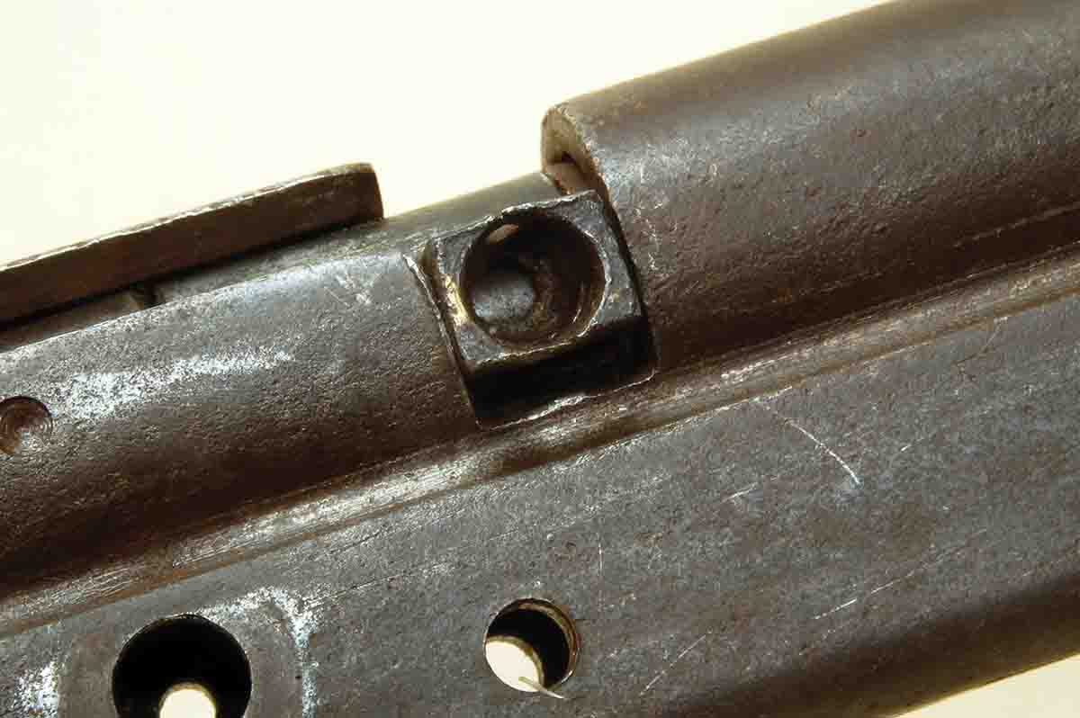The handle came off this bolt due to pressure caused by cocking surface wear.